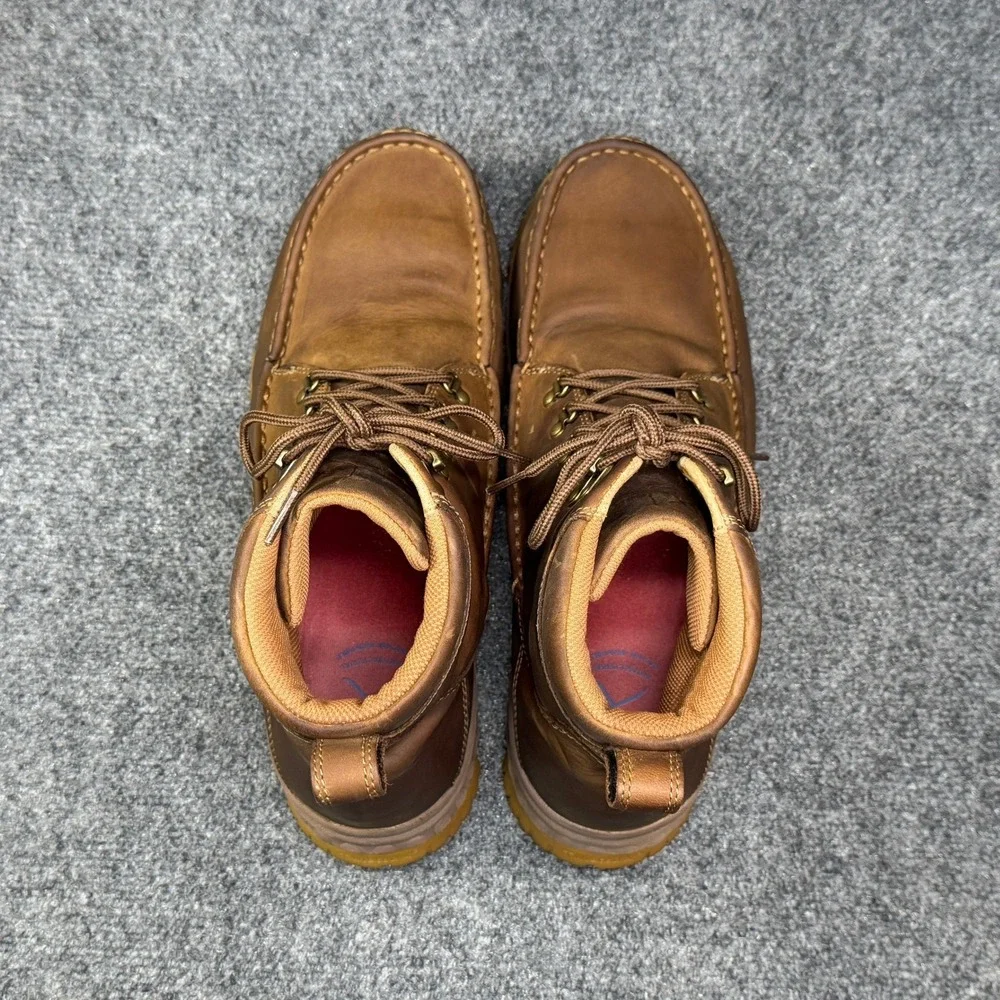 Twisted X CellStretch Work Boots Men's 13 Brown Leather Composite Toe Lace Up